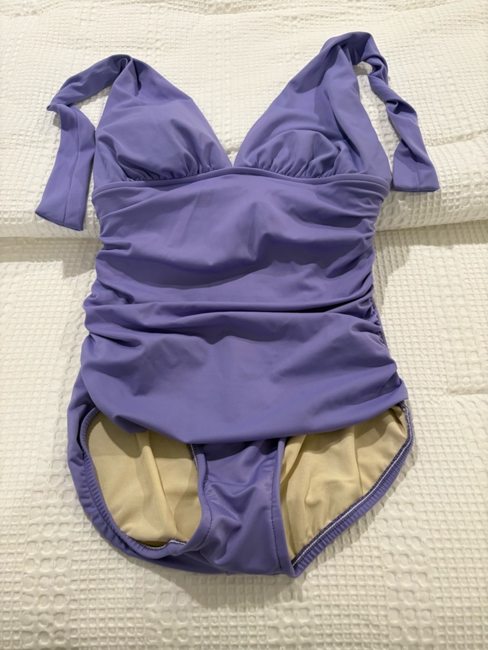 Miracle Suite Lilac One-Piece Swimsuit with Tie Straps